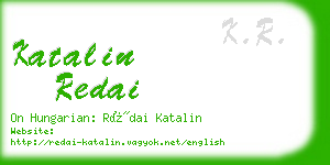 katalin redai business card